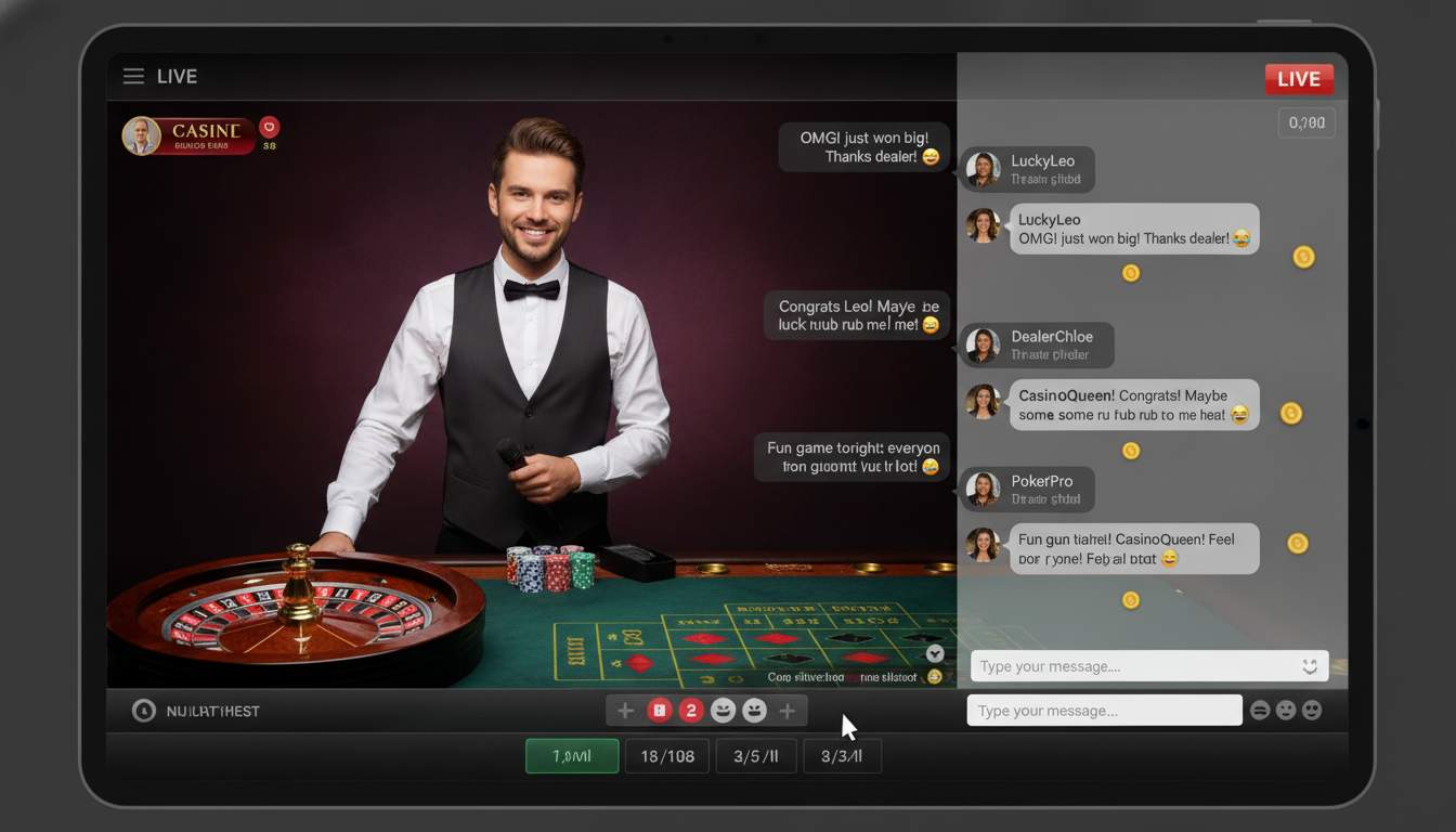 Live chat feature
