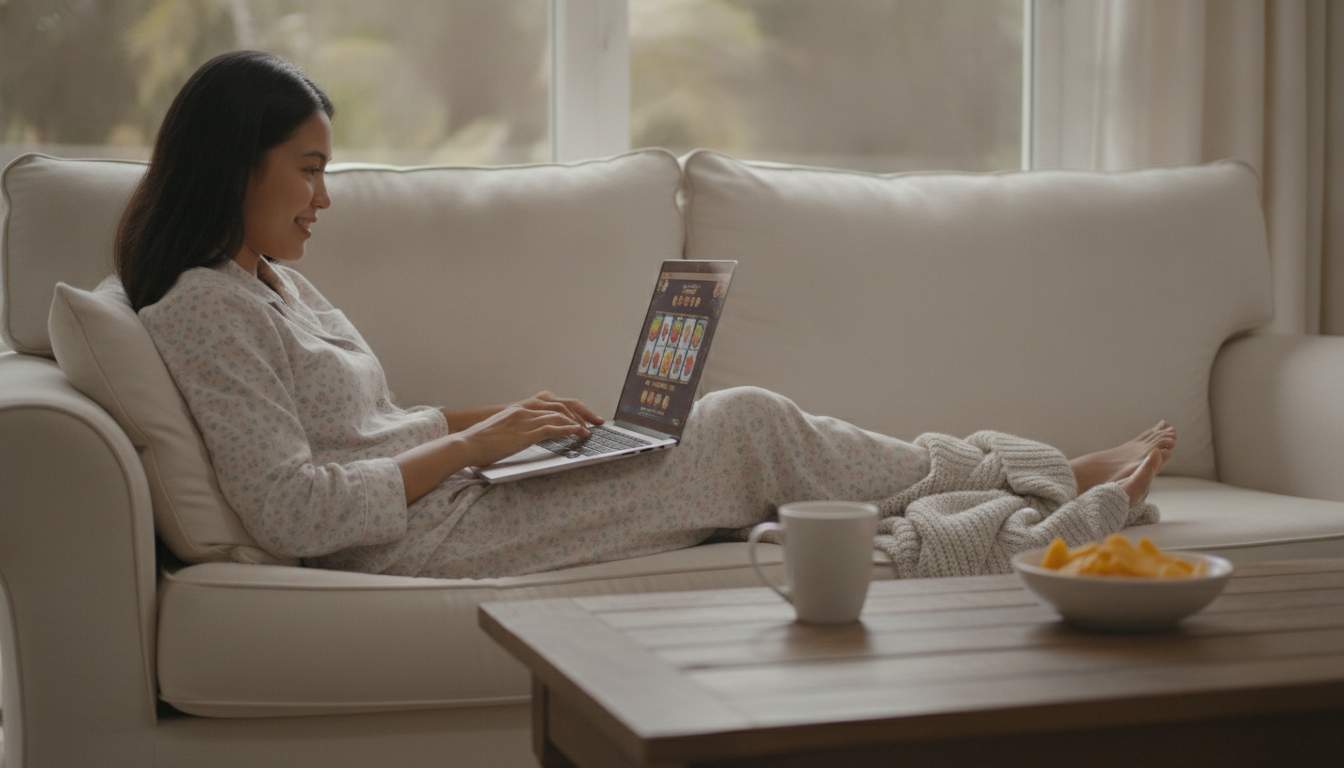 A woman from the Philippines exploring online casino slots